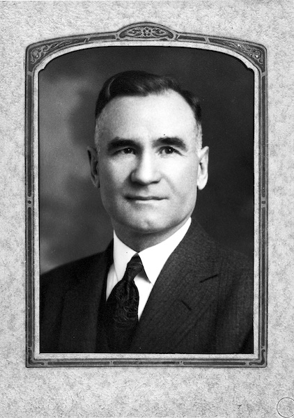 Robert Fitzsimmons, photographed here sometime after 1920, was directly involved with the development of the oil sands from 1922 until 1944. Thereafter, he maintained an active interest for the rest of his life. He died in Edmonton in 1971.<br/>Source:	Provincial Archives of Alberta, A3359