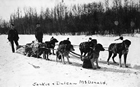 Jock and Duleau McDonald, Metis, with dog teams at Edmonton, ca. 1890 Source: Glenbow Archives, NA-1337-3