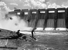Fishing near Kananaskis Dam, 1946 Source: Glenbow Archives, NA-5679-13