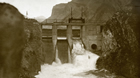 Calgary Power’s dam at Lake Minnewanka, Alberta, 1912 Source: Glenbow Archives, PD-365-2-80