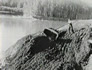 Mining methods at the International Bitumen Company quarry were not sophisticated, n.d.<br/>Source: Courtesy of the Fort McMurray Historical Society Archives, Fitzsimmons.