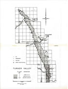 This map published by the Royalite Oil Company in 1961 shows the extent of the Turner Valley oil and gas field, the ownership of drilling rights and leases, and the locations of oil and gas wells and key communities. <br />Source: Royalite Oil Company, Limited, <em>The Turner Valley Oil and Gas Field</em>, Calgary: Royalite Oil, 1961, pages 3-4.