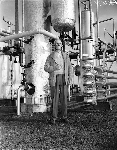 Karl Clark at Bitumount, ca. 1951