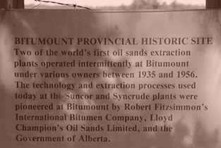 Bitumount was designated a Provincial Historic Resource