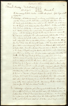 The February 12, 1793, entry from ’Journal of a Journey over Land from Buckingham House to the Rocky Mountains in 1792 & 3 by Peter Fidler’ in which Fidler describes his coal discovery<br/>Source: Hudson’s Bay Company Archives, Archives of Manitoba, E.3-2 fo.30