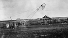 Raising windmill near Milo, Alberta, ca. 1910s Source: Glenbow Archives NA-1367-5