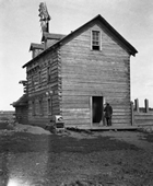 Roman Catholic mission house at Fort Vermilion, Alberta, 1900 Source: Glenbow Archives, NA-4035-114