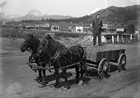 Horse-drawn wagon, Blairmore, Alberta, ca. 1920 Source: Glenbow Archives, NA-54-782