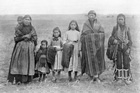 Group of Cree women and children, Hobbema, Alberta, ca. 1890s. Source: Glenbow Archives, NA-682-3