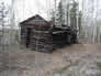 Log house, International Bitumen Company site, 2001<br/>Source: Historic Resources Management, 01-D0001-08 Log House