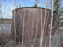 Storage tank, Alberta Government Oil Sands Project site, 2001<br/>Source: Historic Resources Management, 01-D0001-89 storage tank