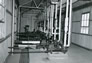 Interior of the refinery pump house, Alberta Government Oil Sands Project site, ca. 1950<br/>Source: Provincial Archives of Alberta, PR1968.0015.27-109