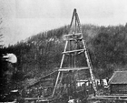 The Rocky Mountain Development Company began drilling for oil in the Waterton Lakes region in 1901 and struck oil after about a year of drilling.