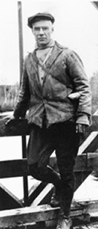 Karl Clark during an extended research trip along the Athabasca River, 1927. Source: University of Alberta Archives, 78-114-11