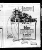 In October 1924, Imperial Oil used a full-page to advertise its new Calgary refinery and its products, shipped throughout Alberta. The refinery, along with the company’s acquisition of the Turner Valley plant, solidified Imperial Oil’s interests in Alberta’s oil sector and markets. <br />Source: <em>Our Future, Our Past: The Alberta Heritage Digitization Project</em> University of Calgary