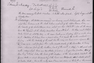 Journal entry from Peter Fidler