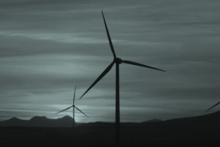 Wind turbine at Summerview 2 Wind Facility, 2010