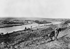 View of Eau Claire mill, on Prince’s Island, Bow River, Calgary, 1893 Source: Glenbow Archives, NA-1172-2