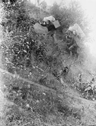 C.V. Alloway and Metis packing at Pelican Portage, Athabasca River, 1899 Source: Glenbow Archives, NA-949-86