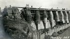 Construction of hydroelectric dam at Kananaskis Falls, 1913 Source: Glenbow Archives, PD-365-1-13