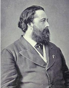 Thomas Sterry Hunt was a prominent American chemist employed by the Geological Survey of Canada. He was the first scientist to document the presence of oil reserves in southern Ontario. He was also the first to propose the theory of climate change in a lecture he delivered in the 1870s.