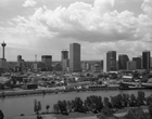 Alberta, particularly the cities of Edmonton and Calgary, seen here in 1975, experienced dramatic growth and expansion due to the numerous large discoveries of oil in the province.