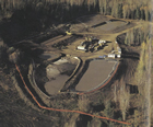The OSLO dredging and Cold Water Extraction pilot project was established with support from the Alberta Oil Sands Technology and Research Authority (AOSTRA). Source: Courtesy of Alberta Innovates