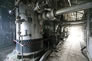 West side of absorption towers (looking south) inside absorption plant building, ca. 2010 <br/>Source: Alberta Culture and Tourism