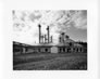 Exterior of the gasoline plant, built in 1933, as it appeared ca. 2010. The propane plant is the structure on the left, attached to the gasoline plant. <br/>Source: Alberta Culture and Tourism