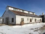 Exterior of the light plant after the decommissioning of the gas plant in 1985; it has since had minor repairs and has been stabilized, n.d. <br />Source: Alberta Culture and Tourism