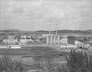 The lunch room is the long, low building near the boiler house—the large building with multiple stacks at right, 1950. <br />Source: Provincial Archives of Alberta, P1407