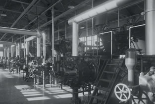 Gas compressors at the Madison Natural Gas compressor plant