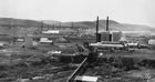 The Turner Valley gas plant, 1930s; under Royalite management, the plant became increasingly sophisticated through the installation of more modern equipment. <br />Source: Glenbow Archives, NA-4524-2