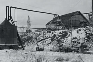 Gas processing in Turner Valley