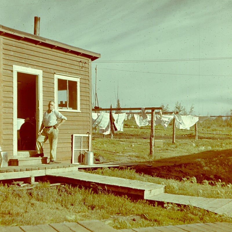 The laundry building