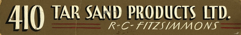 Tar Sands Products was created just to market products made using bitumen from Bitumount