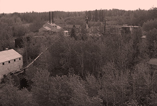 Bitumount was abandoned in the late 1950s