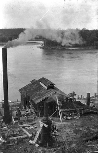 New plant at Bitumount, n.d., Source: Provincial Archives of Alberta, A3378
