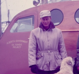 Alberta Government Oil Sands Project, Bitumount, 1952, Source: University of Alberta Archives, 91-137-127