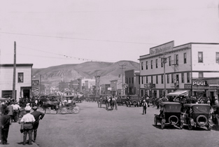 Drumheller’s main street