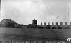 An exterior shot of Redcliff Brick and Coal Company