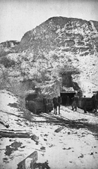 Entrances to Drift Mine No. 1 and No. 2 in 1885