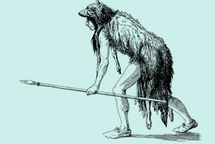 Disguise was a strategy used by many early hunters to sneak up on their prey