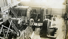 Turbines at the Horseshoe Falls dam, ca. 1913 Source: Glenbow Archives, PD-365-2-109