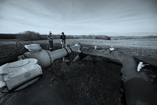 Tied in coal bed methane (CBM) well