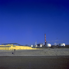 Shell Processing Plant – Waterton Park, July 1974. During the 1970s and again in the 1990s, Alberta’s stockpiles of surplus sulfur grew as production exceeded demand. Source: Provincial Archives of Alberta, GR1989.0516.1124#1