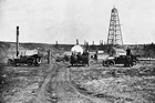 Discovery Well, Turner Valley, Alberta, 1913-1914. Source: Glenbow Archives, NA-4139-1