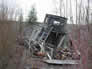 Remains of a large boat, hauled up from the river, International Bitumen Company site, 2001<br/>Source: Historic Resources Management, 01-D0001-23 River Boat
