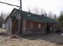 South and west sides of cook house, Alberta Government Oil Sands Project site, 2001<br/>Source: Historic Resources Management, 01-D0001-51 Cook House detail