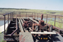 Truck platform above hopper, Alberta Government Oil Sands Project site, 2005<br/>Source: Historic Resources Management, 05-D0002-58 Hopper